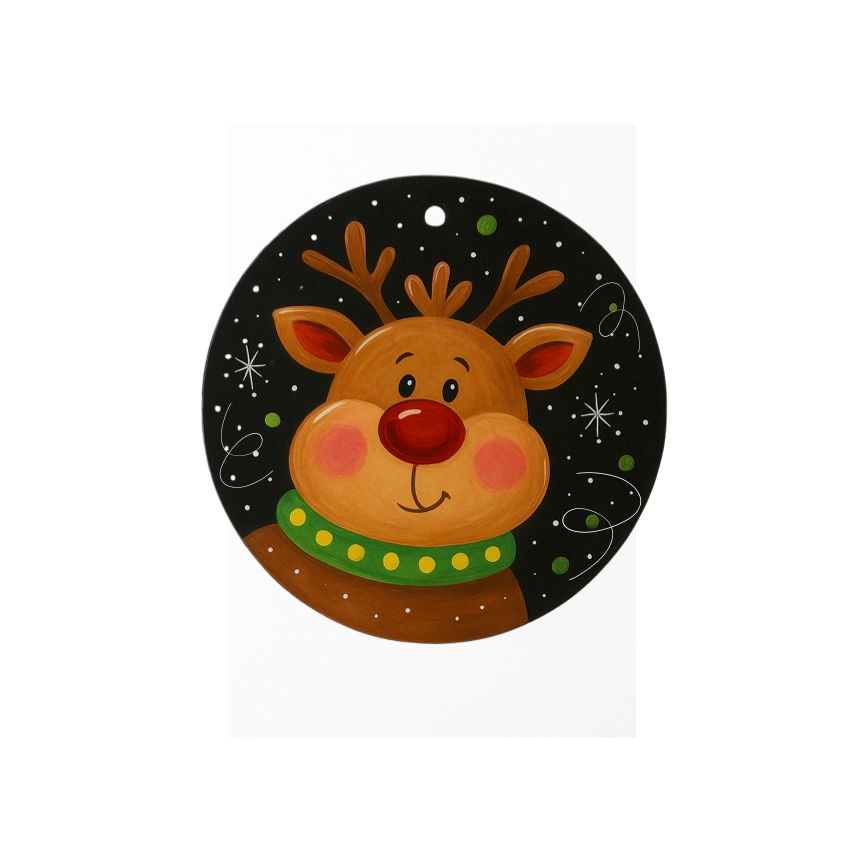 SPRINKLED WITH HEARTS RUDOLPH