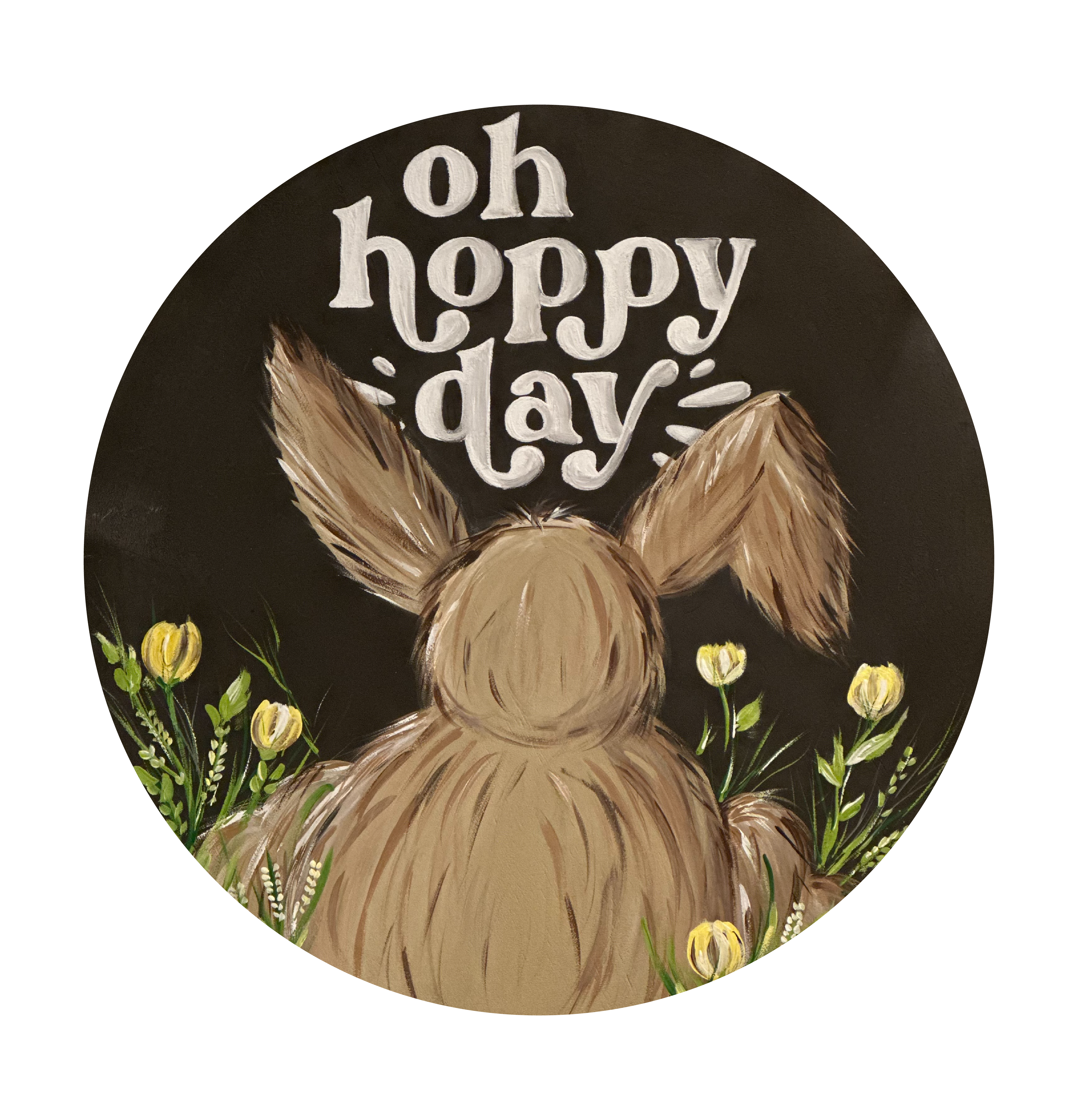 SPRINKLED WITH HEARTS OH HOPPY DAY RABBIT