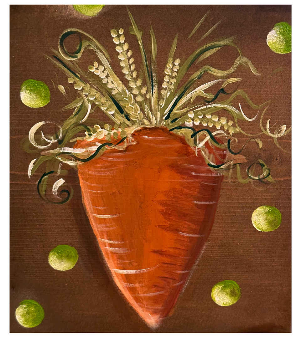 SPRINKLED WITH HEARTS CARROT