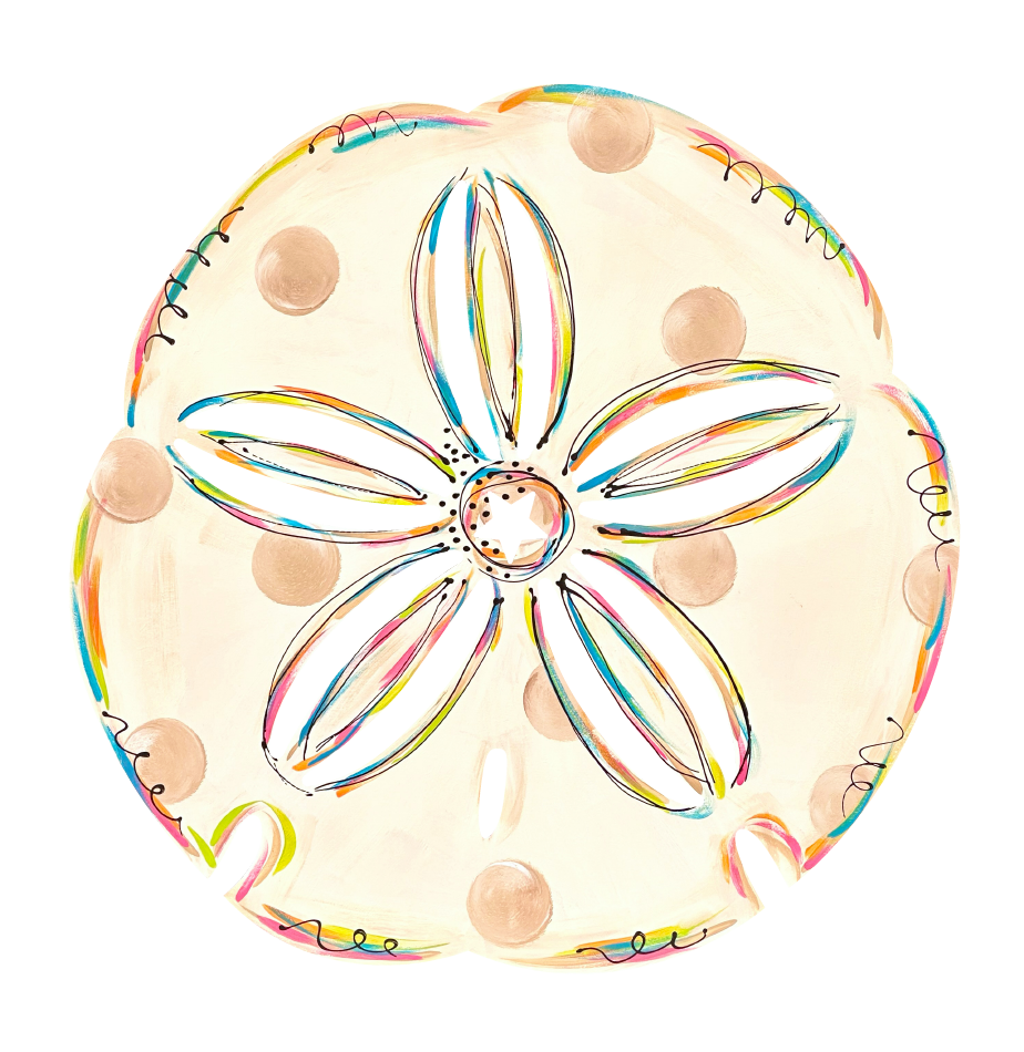 SPRINKLED WITH HEARTS SAND DOLLAR