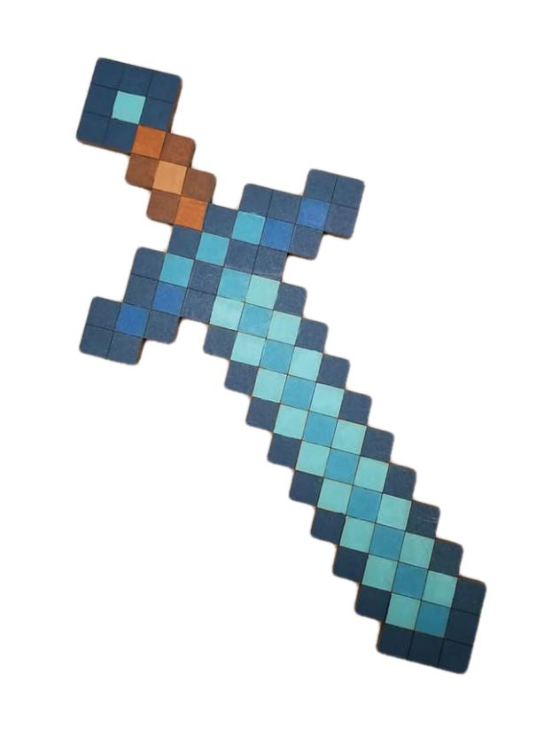 Basic Shape Sword MDF Cutout Medieval Silhouette - Unfinished For DIY