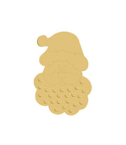 3D Design By Line Santa Head MDF Cutout Christmas Countdown - Unfinished For DIY