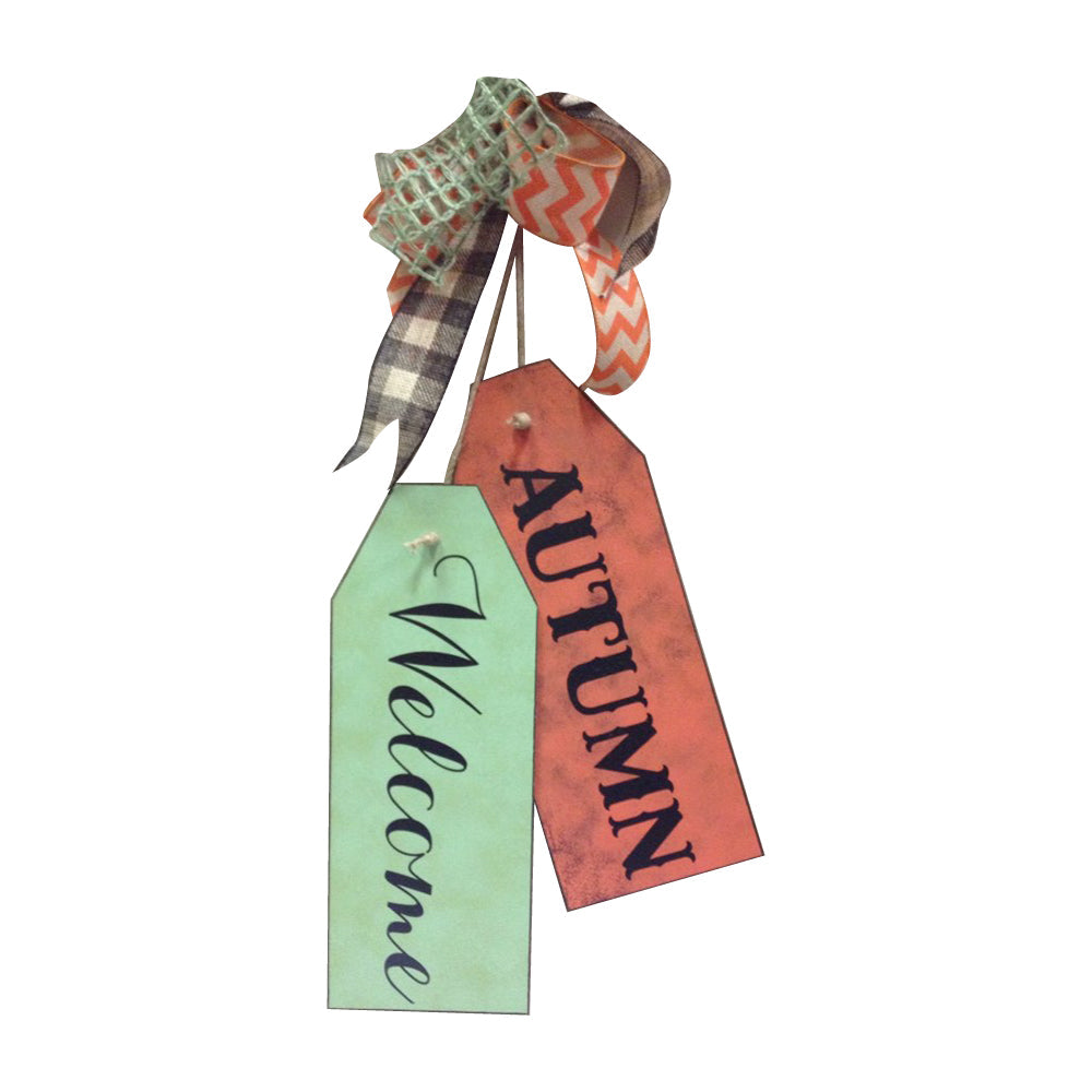 Basic Shape Tag MDF Cutout Silhouette - Unfinished For DIY