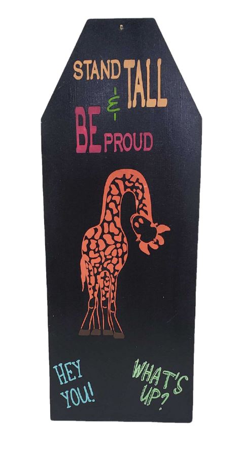 Basic Shape Tag MDF Cutout Silhouette - Unfinished For DIY