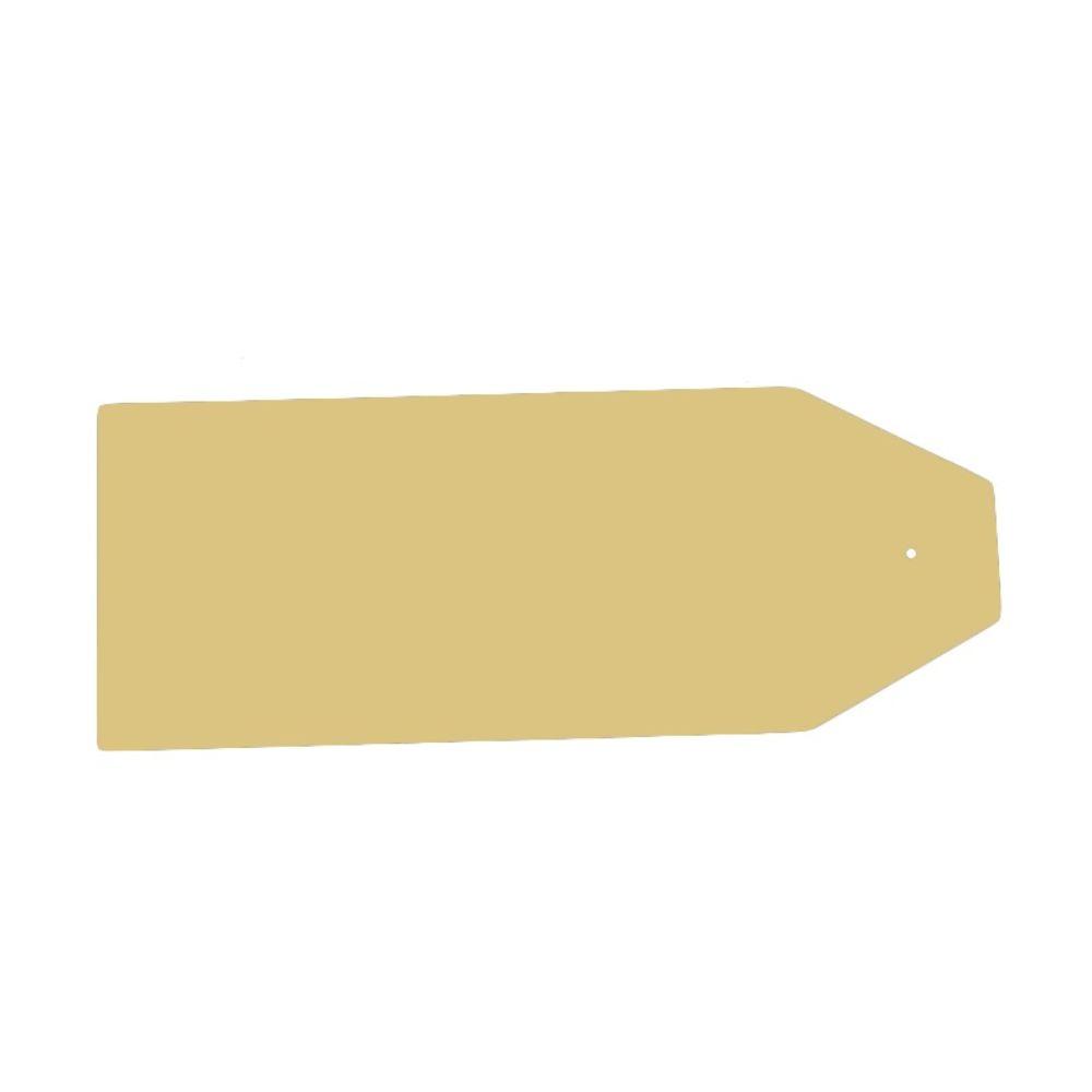 Basic Shape Tag MDF Cutout Silhouette - Unfinished For DIY
