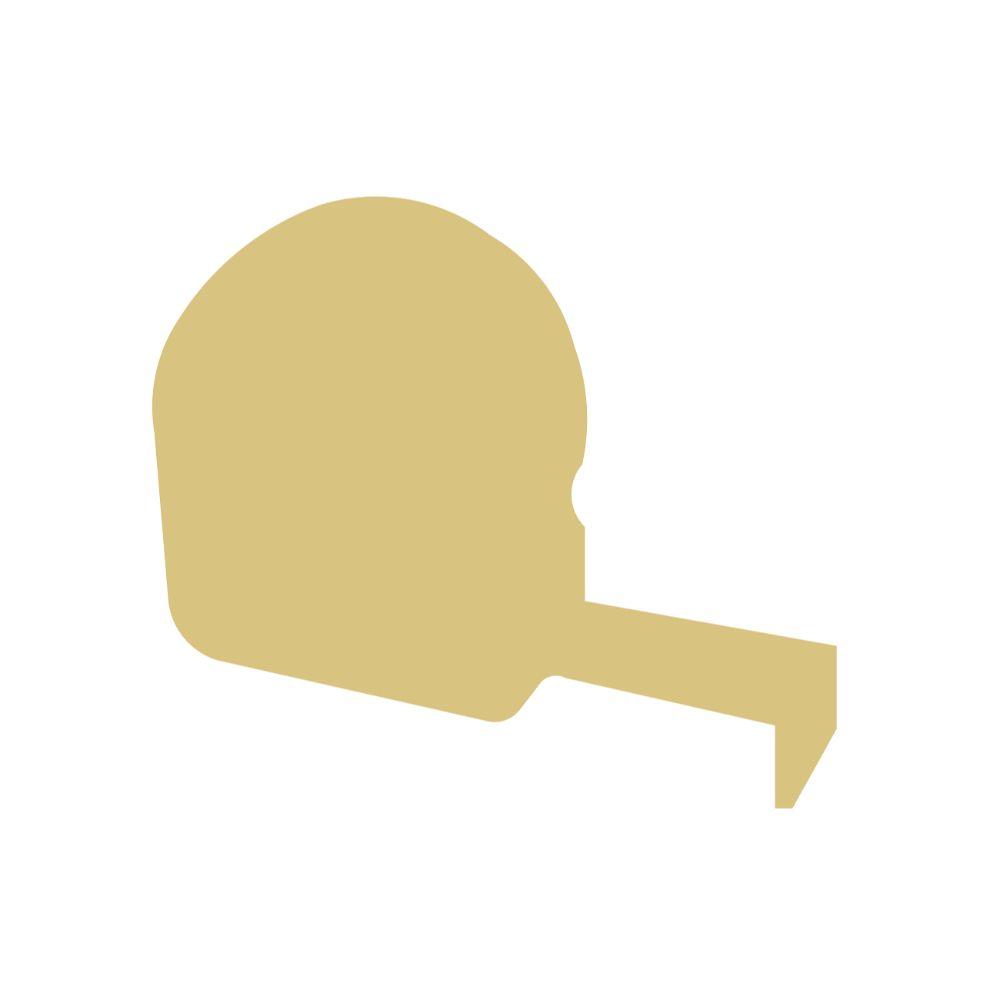 Basic Shape Measuring Tape MDF Cutout Silhouette - Unfinished For DIY