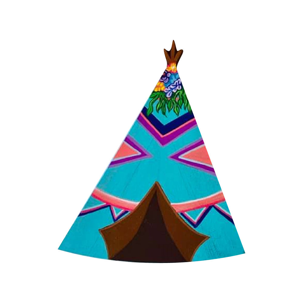 Basic Shape Teepee MDF Cutout Silhouette - Unfinished For DIY