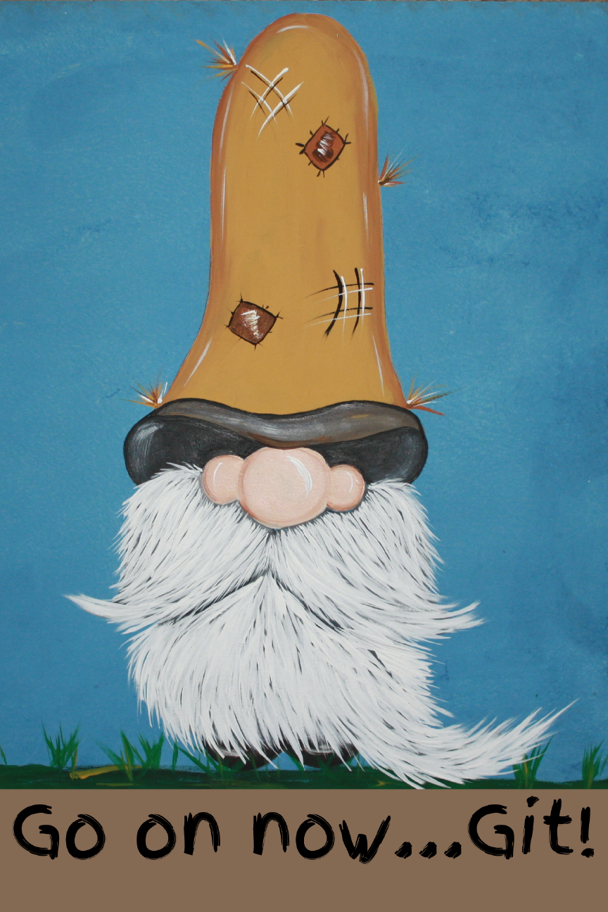 THE FUNKY GOAT GNOME, GO ON NOW GIT