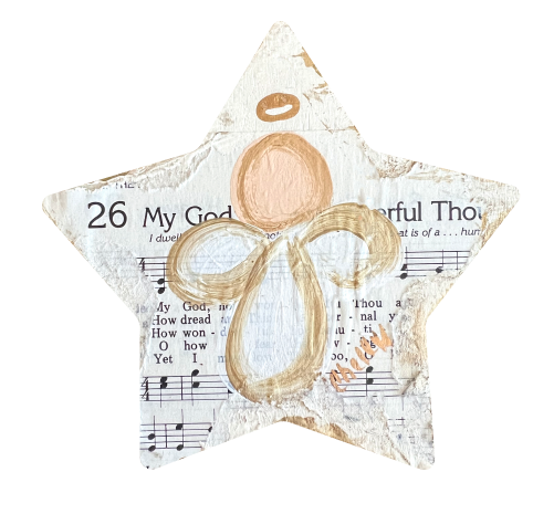 THE HAPPY BUTTERFLY STAR WITH ANGEL