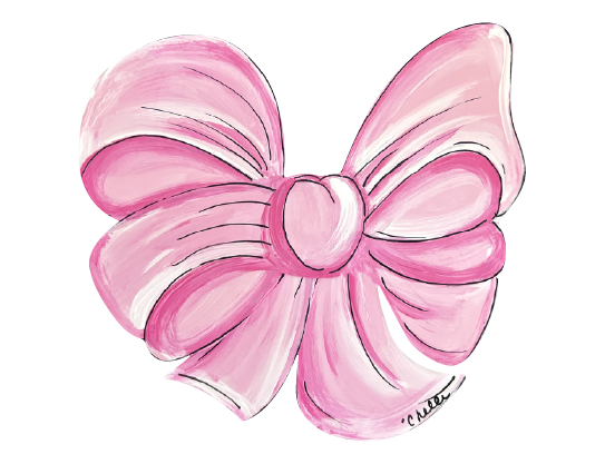 THE HAPPY BUTTERFLY PINK BOW