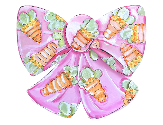 THE HAPPY BUTTERFLY BOW WITH CARROTS