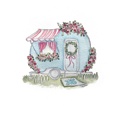 THE HAPPY BUTTERFLY PEACE FOUND HERE CAMPER