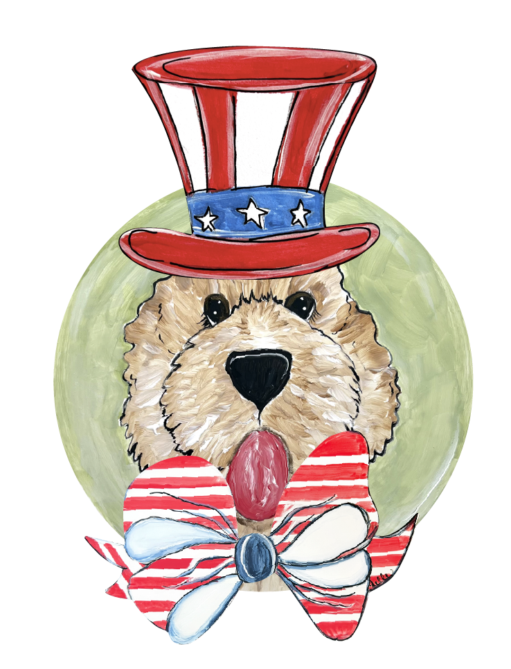 THE HAPPY BUTTERFLY PATRIOTIC PUP