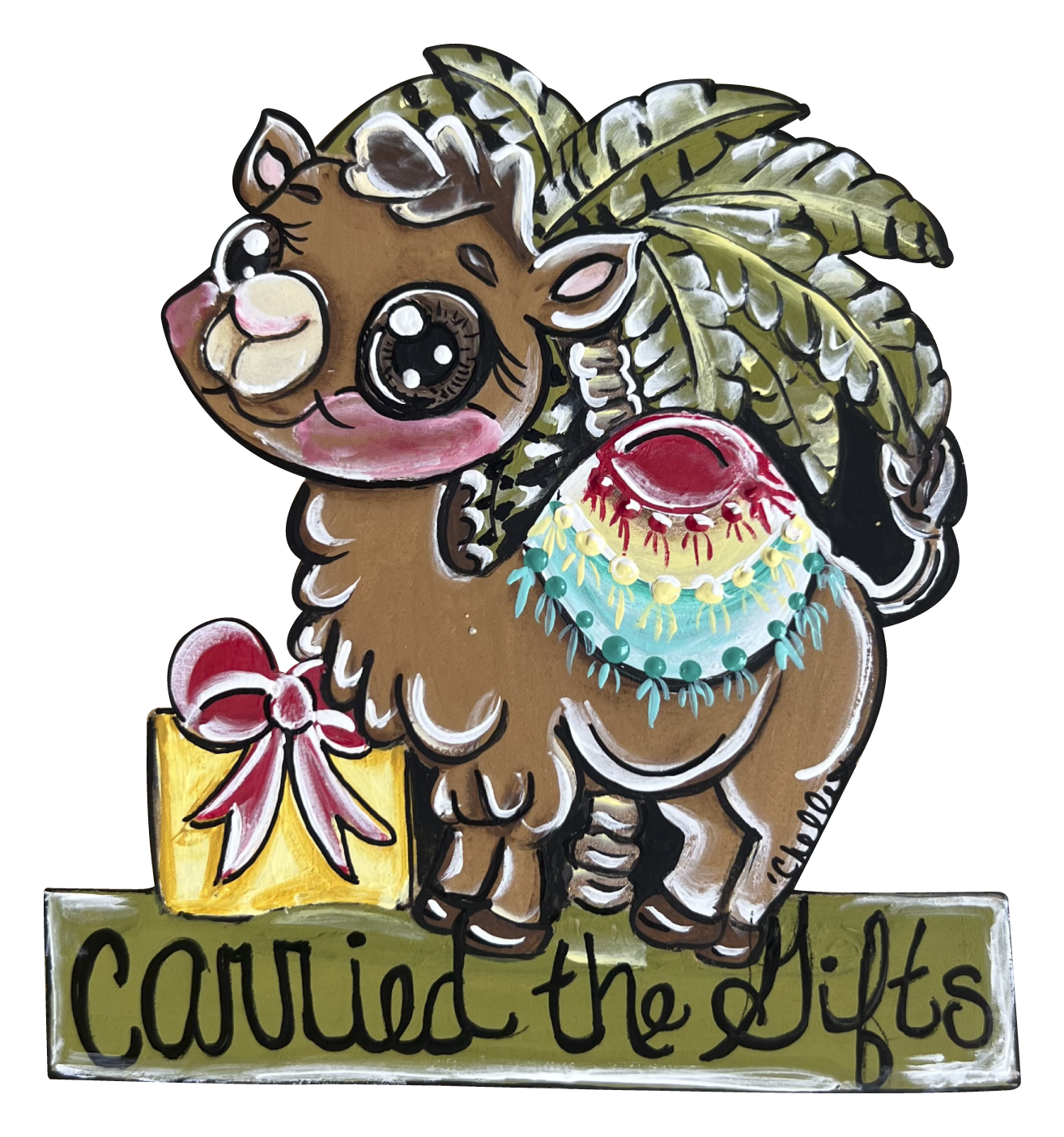 THE HAPPY BUTTERFLY CARRIED THE GIFTS CAMEL
