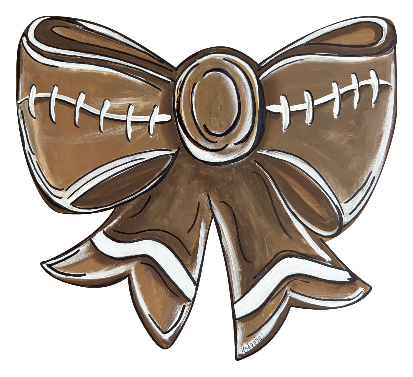 THE HAPPY BUTTERFLY FOOTBALL BOW