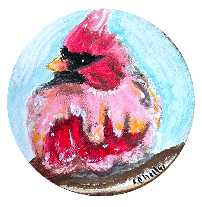 THE HAPPY BUTTERFLY WELCOME TO OUR HOME REDBIRD