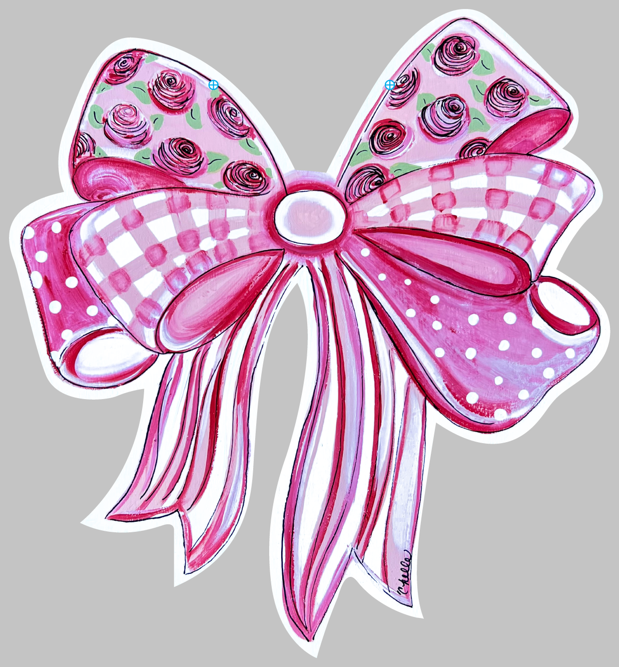 THE HAPPY BUTTERFLY PINK BOW