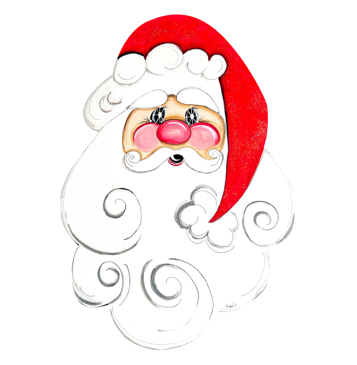 THE HAPPY BUTTERFLY SANTA HEAD