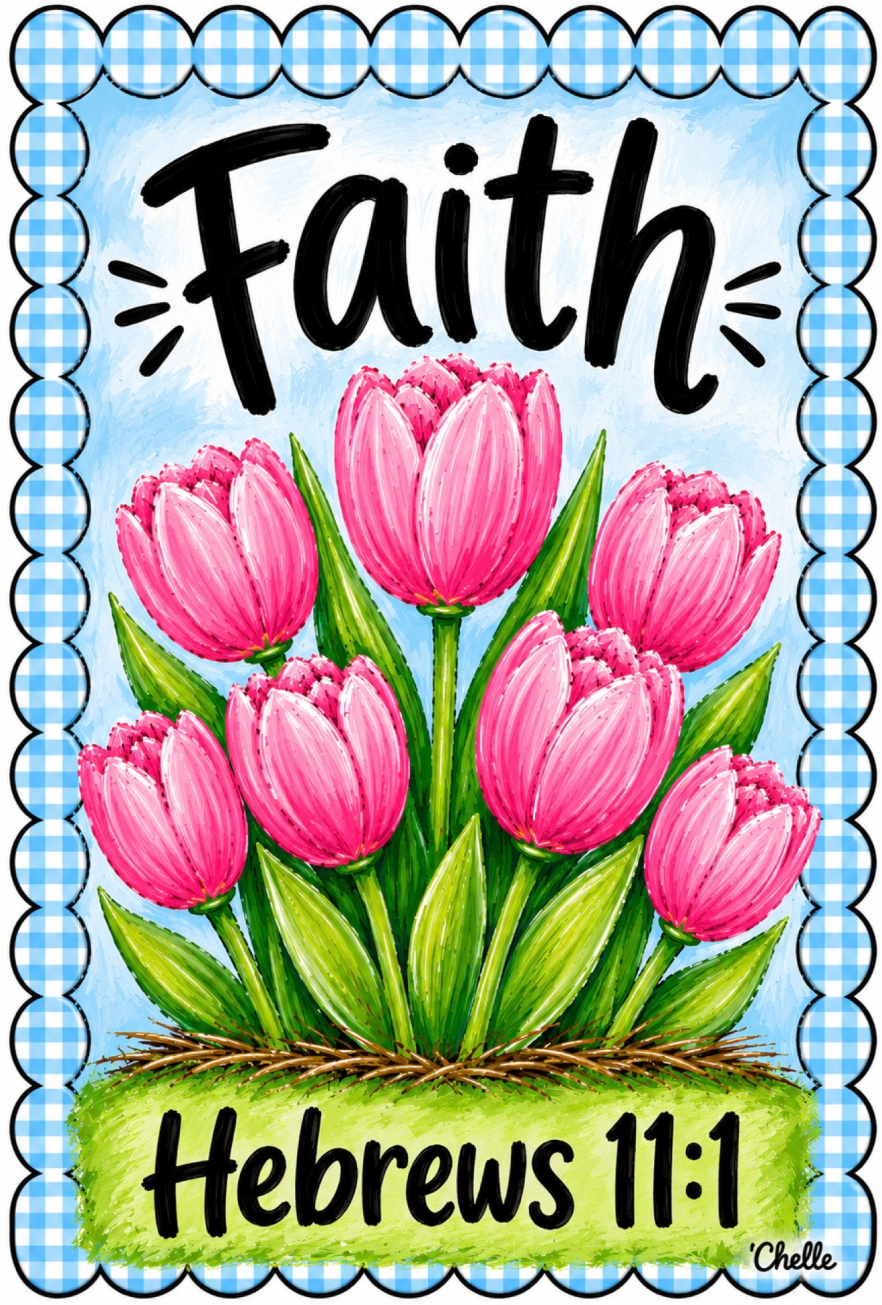 THE HAPPY BUTTERFLY PINK FLOWERS FAITH