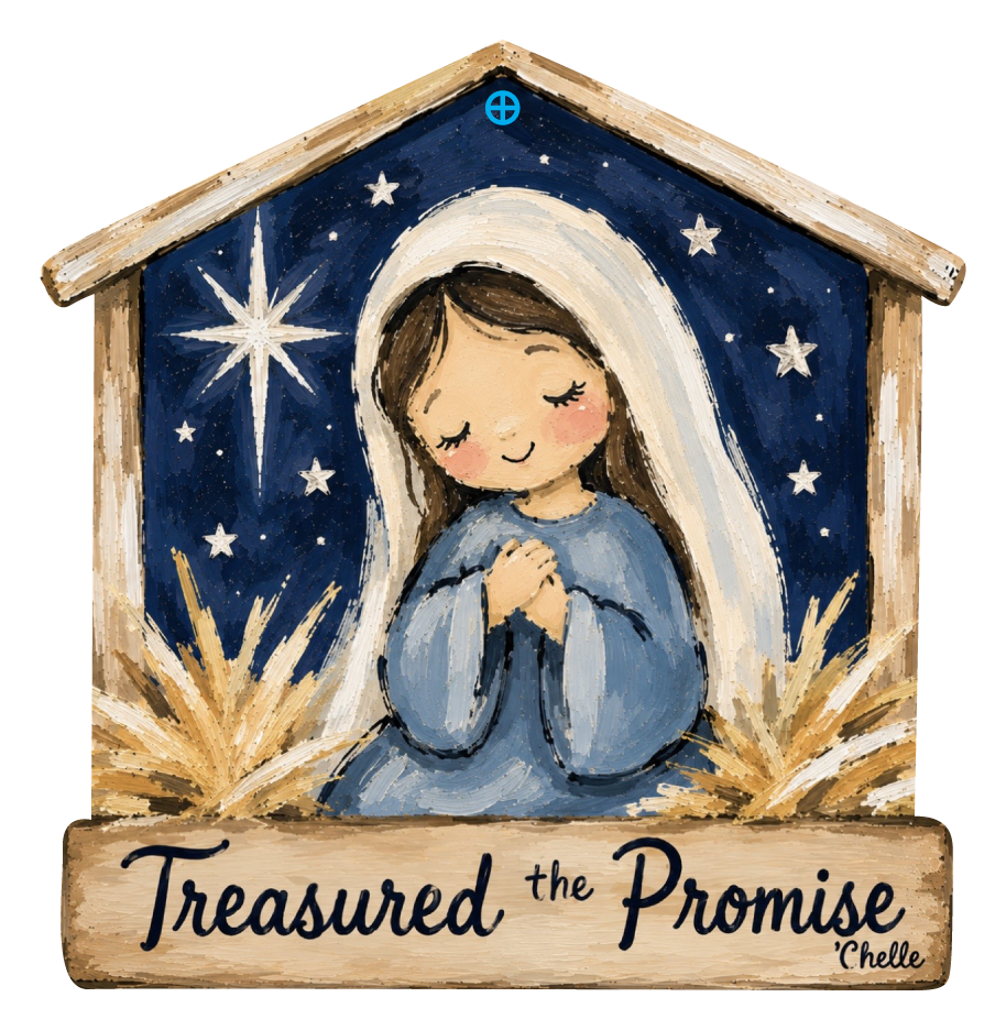 THE HAPPY BUTTERFLY NORTH STAR GIRL BLUE DRESS WHITE HEAD SCARF TREASURED THE PROMISE