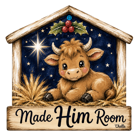 THE HAPPY BUTTERFLY BULL NORTH STAR MISTLETOE MADE HIM ROOM