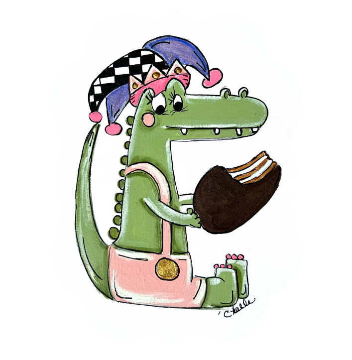 THE HAPPY BUTTERFLY JESTER ALLIGATOR