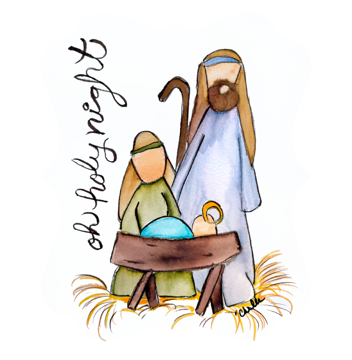 THE HAPPY BUTTERFLY OH HOLY NIGHT NATIVITY