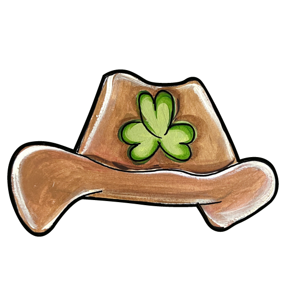 THE HAPPY BUTTERFLY COWBOY HAT WITH CLOVER
