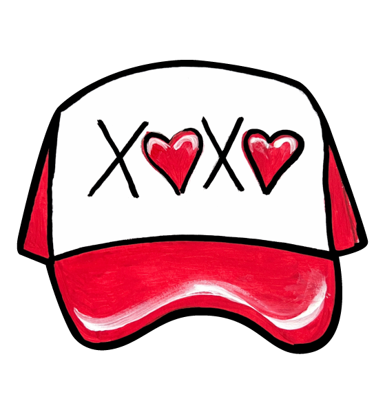 THE HAPPY BUTTERFLY XOXO HAT