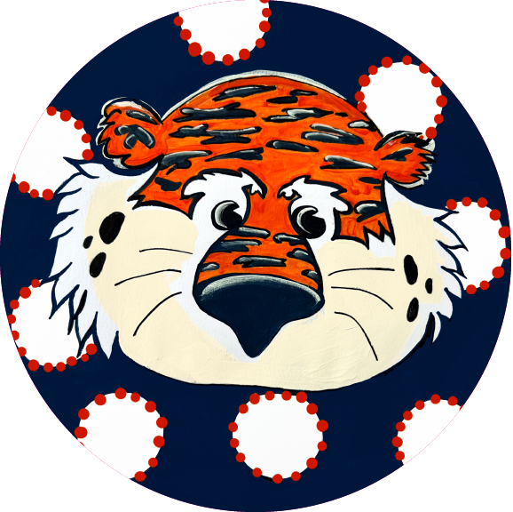 THE HAPPY BUTTERFLY TIGER FACE