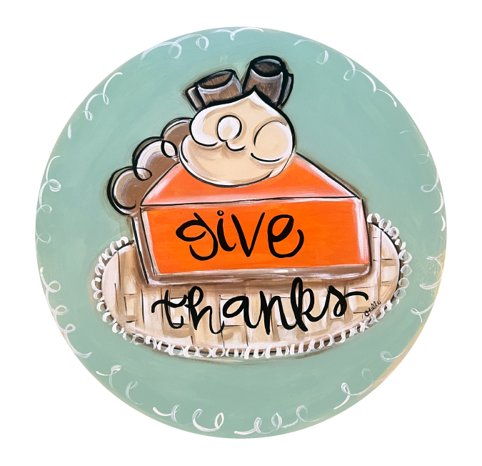 THE HAPPY BUTTERFLY GIVE THANKS PIE
