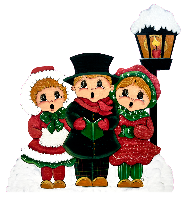 THE HAPPY BUTTERFLY CHRISTMAS CAROLERS