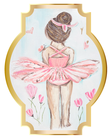 THE HAPPY BUTTERFLY BALLERINA PLAQUE