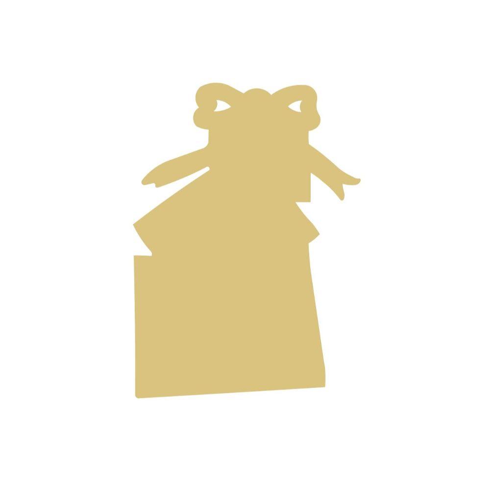 Basic Shape Three Tier Presents MDF Cutout Silhouette - Unfinished For DIY