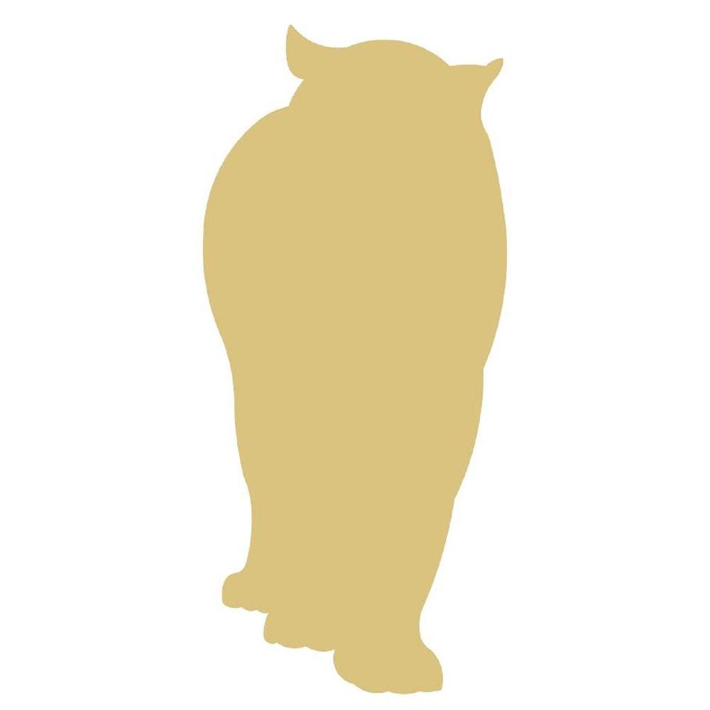 Basic Shape Tiger MDF Cutout Silhouette - Unfinished For DIY
