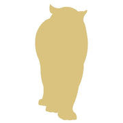 Basic Shape Tiger MDF Cutout Silhouette - Unfinished For DIY