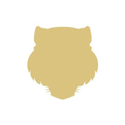 Basic Shape Tiger Head MDF Cutout Silhouette - Unfinished For DIY