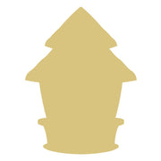 Basic Shape Tiki Bar MDF Cutout Silhouette - Unfinished For DIY