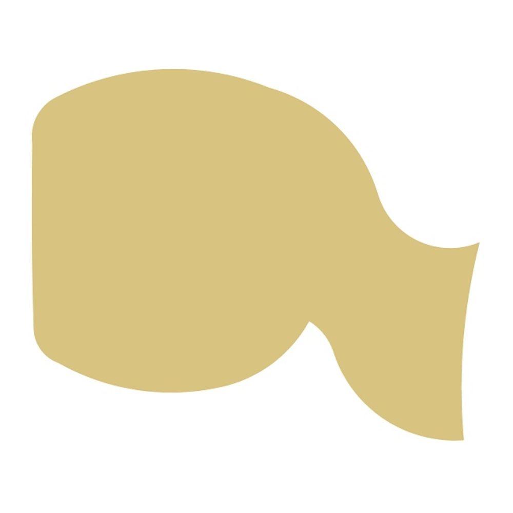 Basic Shape Toilet Paper MDF Cutout Silhouette - Unfinished For DIY