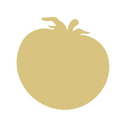 Basic Shape Tomato MDF Cutout Silhouette - Unfinished For DIY