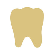 Basic Shape Tooth MDF Cutout Silhouette - Unfinished For DIY