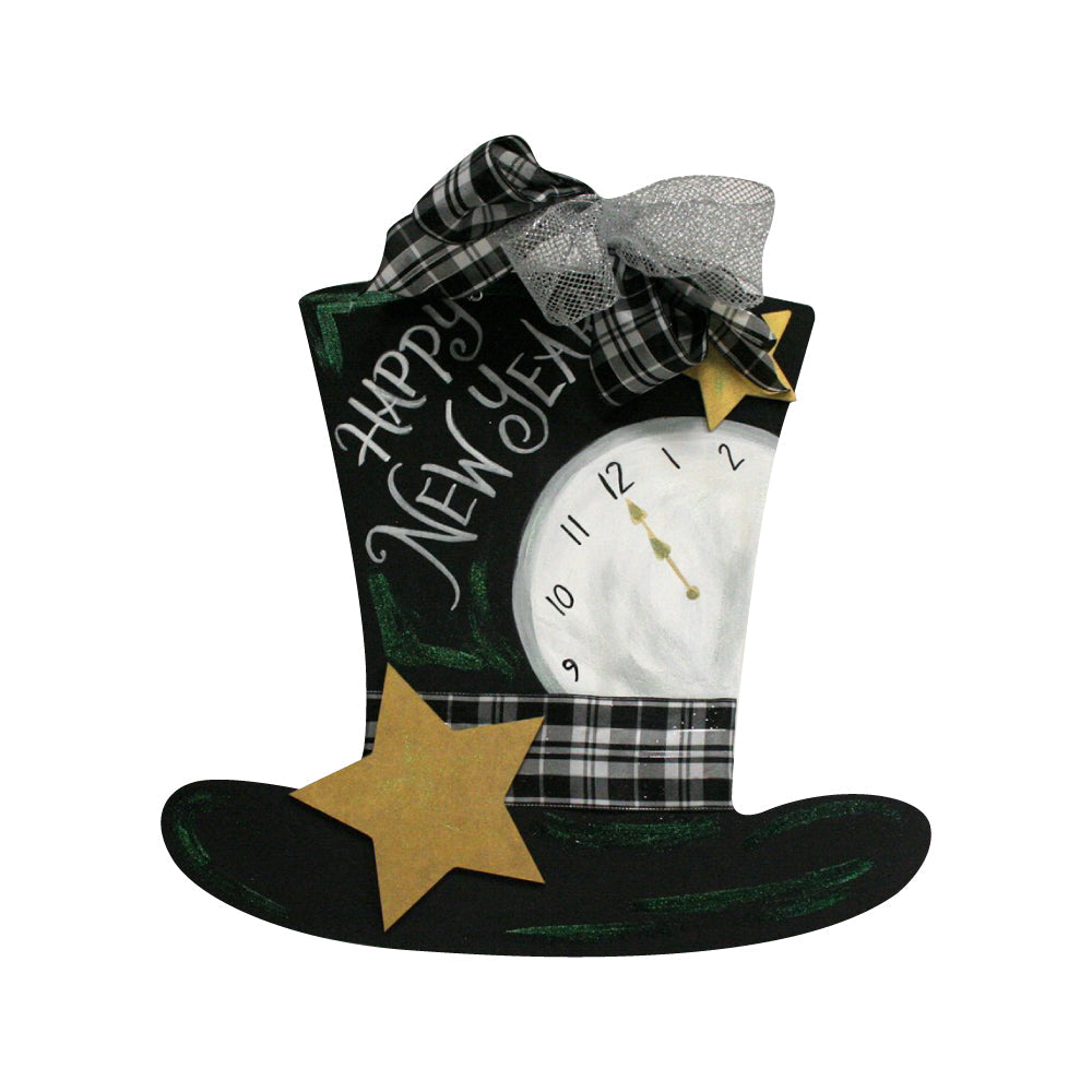 Basic Shape Top Hat MDF Cutout Silhouette Style 2 - Unfinished For DIY