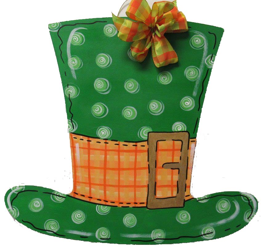 Basic Shape Top Hat MDF Cutout Silhouette Style 2 - Unfinished For DIY