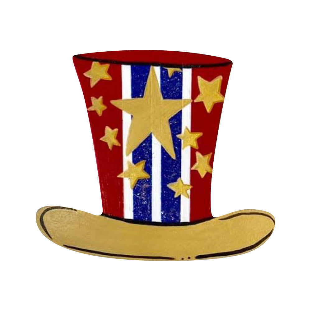 Basic Shape Top Hat MDF Cutout Silhouette Style 2 - Unfinished For DIY