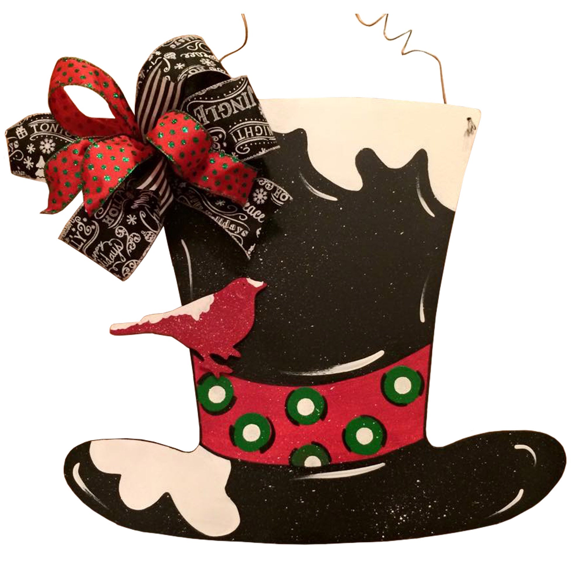 Basic Shape Top Hat MDF Cutout Silhouette Style 2 - Unfinished For DIY