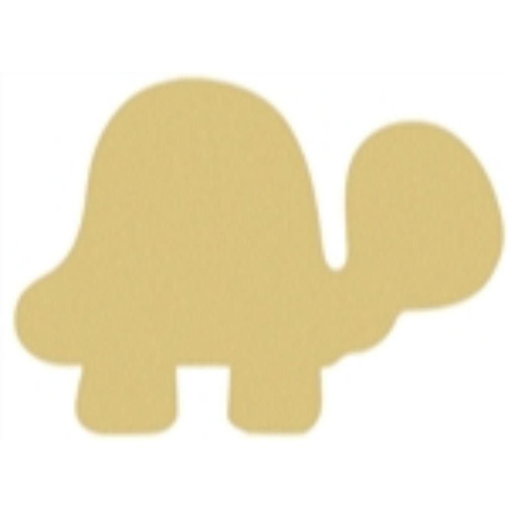Basic Shape Toy Turtle MDF Cutout Silhouette Style 1 - Unfinished For DIY