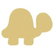 Basic Shape Toy Turtle MDF Cutout Silhouette Style 1 - Unfinished For DIY