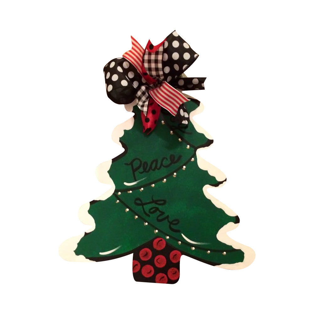 Basic Shape Tree MDF Cutout Silhouette Style 1 - Unfinished For DIY