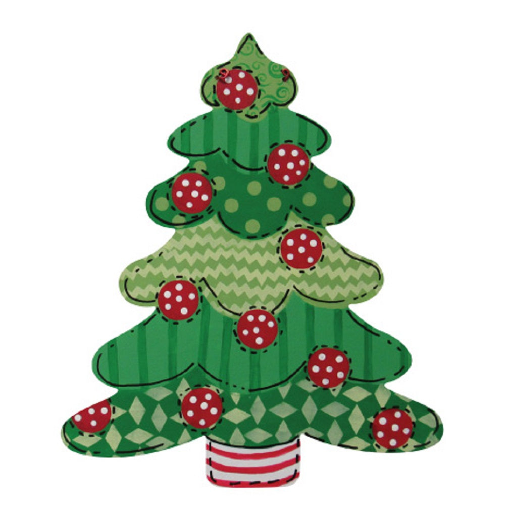 Basic Shape Tree MDF Cutout Silhouette Style 1 - Unfinished For DIY