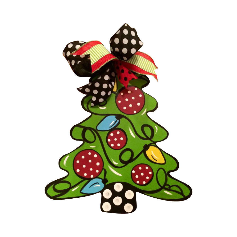 Basic Shape Tree MDF Cutout Silhouette Style 1 - Unfinished For DIY